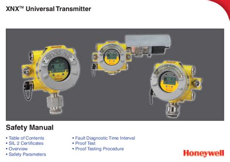 xnx universal transmitter honeywell manual|XNX™ Universal Transmitter Manual Revision 3